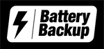 battery backup logo